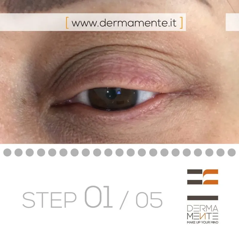 Eyeliner permanente Roma - dermopigmentazione occhi centro Dermamente