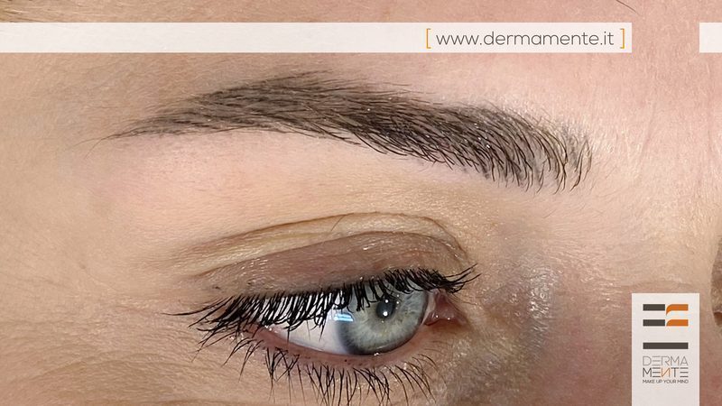 Microblading Roma risultato prima e dopo