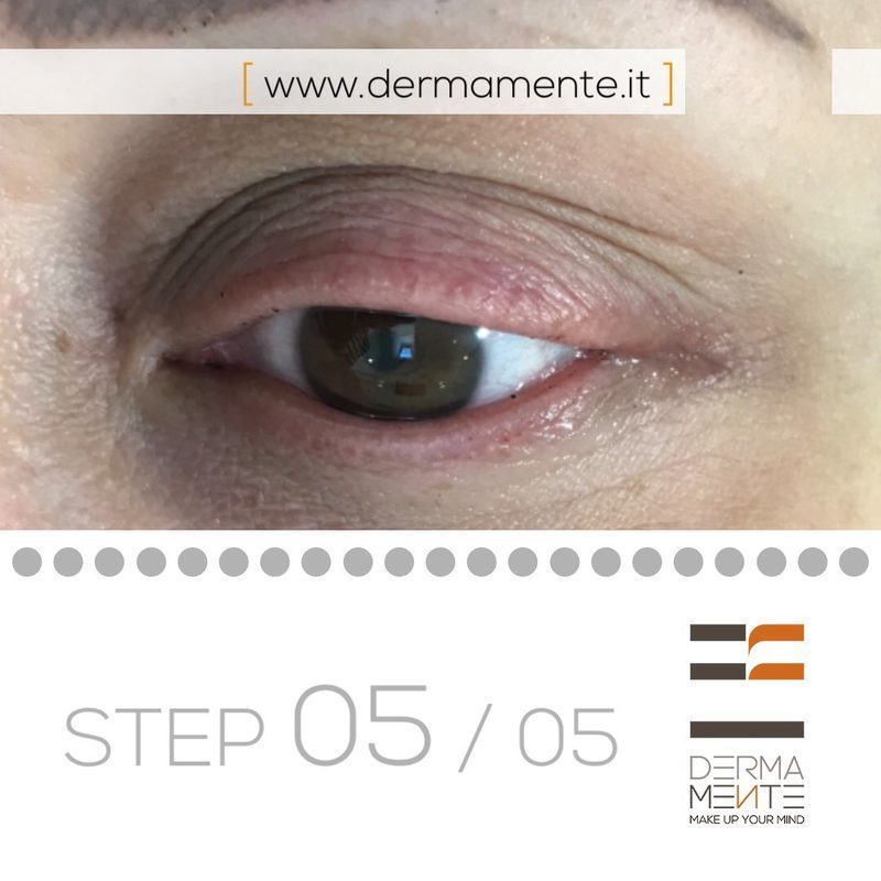 Microblading sopracciglia prima e dopo Roma