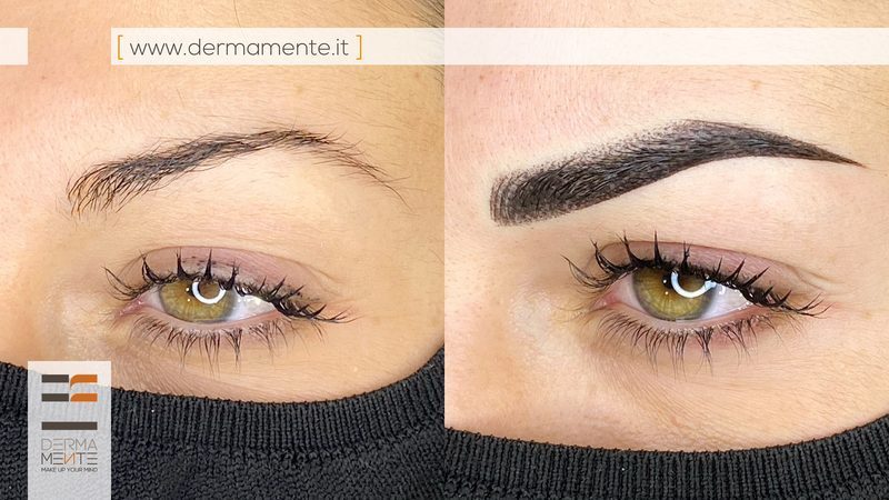 Powder brows sopracciglia effetto sfumato Roma