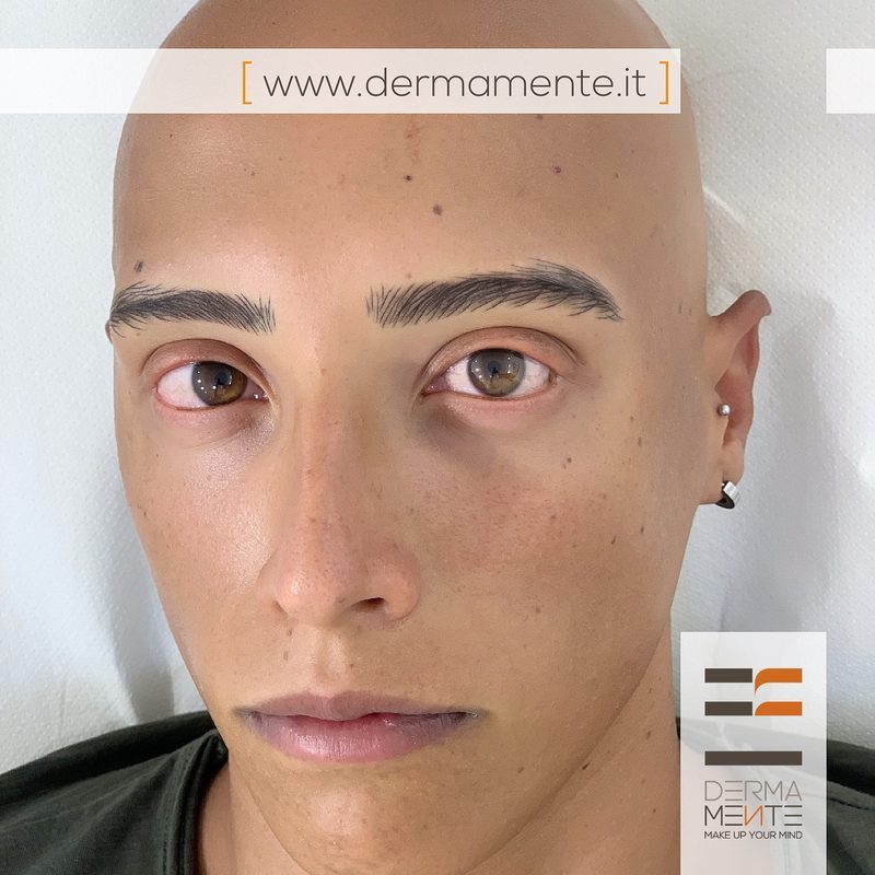 Sopracciglia con dermografo professionale Roma