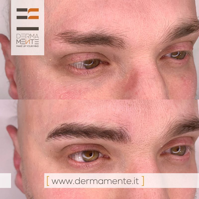 Sopracciglia effetto naturale dermografo Roma