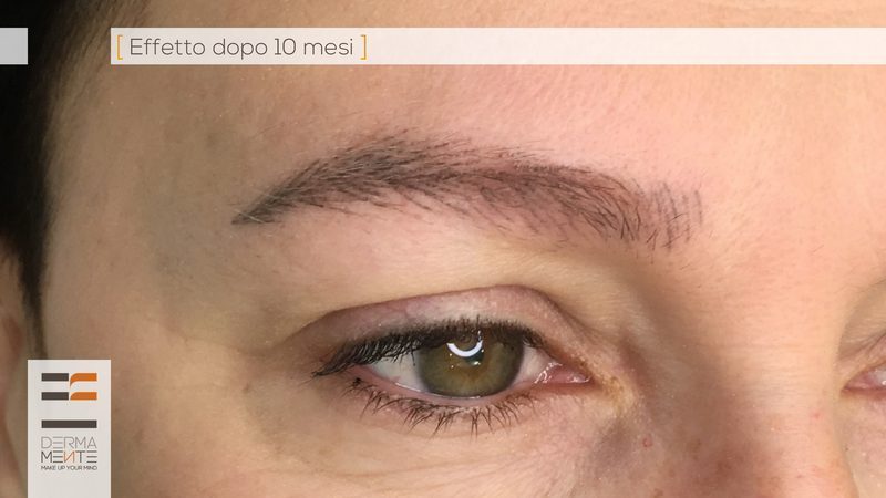 Sopracciglia naturali trucco permanente Roma