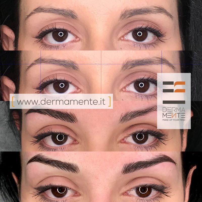 Trucco permanente sopracciglia con dermografo Roma